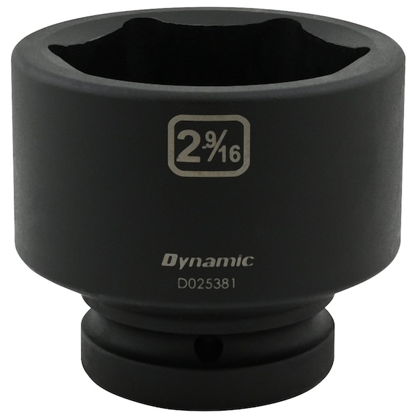 1" Drive Standard Socket, Black Phosphate, Tools 2-9/16" X 1" Drive, 6 Point Standard Length